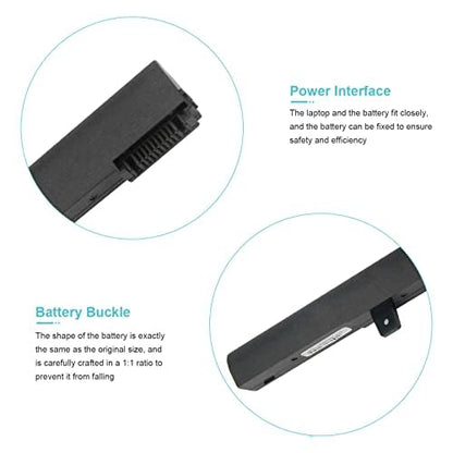 Fancy Buying Laptop Battery for Asus X551 X551C X551CA X551M X551MA Series A41 D550 0B110-00250100 A31N1319 A41N1308 - size: 10.3*1.56*0.85inch X451