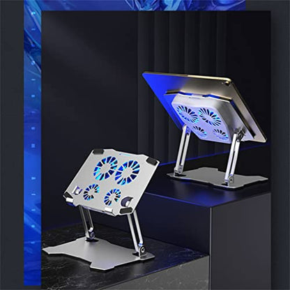 Tablet PC Cooling Adjustable Aluminum Stand Laptop Portable Accessories Cooler