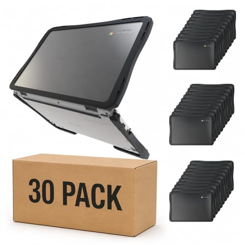 UZBL Air Hard Shell Case for Lenovo 100e Gen 4 (MTK), Student-Proof K-12 Protective Clear Cover (30-Pack) - size: 30 Pack (MTK)