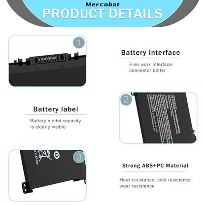 Battery Replacement for HP HT03XL L11119-855 Pavilion 15 15-DA 15-DB 15-CS 15-DW 15-DY 17-by 17-CA 14-CE 14-CF 14-DF Series 15-CW1XXX 15-DB0004DX 15-DA0014DX HSTNN-UB7J HSTNN-DB8R HT03041XL