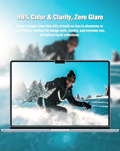 F FORITO 2-Pack Anti Glare Matte Laptop Screen Protector Compatible with Apple MacBook Air 15.3-inch (2023-2026, M2, M3, M4, M5), Eye Protection Screen Guard for Students and Programmers - size: for MacBook Air 15.3" (2023-2026, M2,M3,M4,M5)
