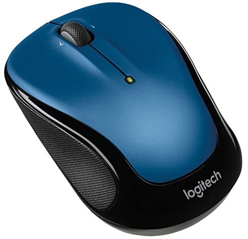 Logitech Wireless Mouse M325 with Designed-For-Web Scrolling - Blue - color: Blue
