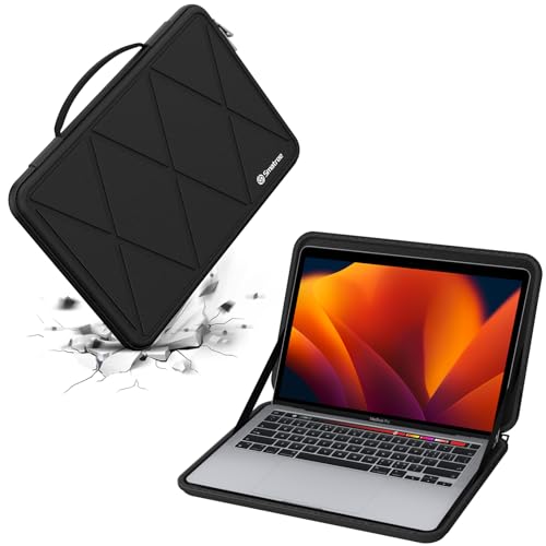 Smatree M23T Hard EVA Protective Sleeve for 13 inch MacBook Neo 2026 | Compatible for 13 inch MacBook Neo 2026,Water-Resistant Protective Laptop Bag Sleeve(X8017T) - color: Black, size: for 13 inch MacBook Neo 2026(M23T)
