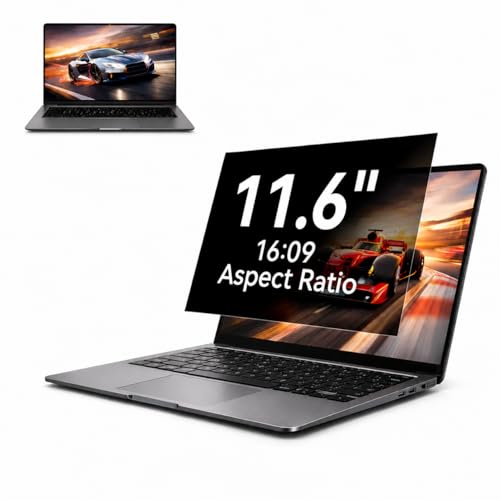 Laptop Privacy Screen Filter 11.6'' 16:9 for Aspect Ratio Widescreen Monitor,Laptop Monitor Privacy Shield Anti Glare Eye Protection, Anti-Scratch Removable Protector Film (1Pack 11.6'' 16:9) - size: 1Pack 11.6'' 16:9