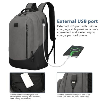 Goloni Multi-functional Travel Backpack - color: Light Grey1