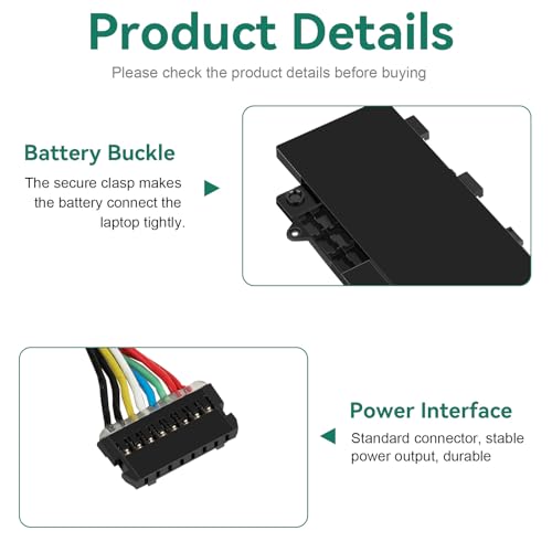 ASUNCELL L19C3PF3 Laptop Battery Replace Compatible with Lenovo IdeaPad 5-14IIL05 5-14ARE05 5-14ITL05 5-14ALC05 5-14IAL7 5-14ABA7 Series L19M3PF3 L19M3PF4 L19L3PF7 SB10W86954 5B10W86957 11.55V 56.5Wh - size: L19C3PF3 12.60 * 4.41 * 0.67 in