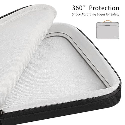 DOMISO Laptop Sleeve for MacBook Pro 14 Inch, Protective Case with Handle, Compatible with M4/M3/M2/M1 Chip Models, Black - color: Black, size: 14 inch