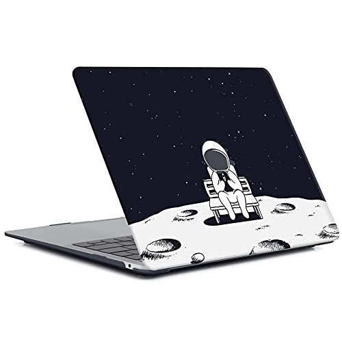 MacBook Air 13 Inch Laptop Case Compatible with 2010-2017 Models A1466 A1369 - Plastic Hard Shell Cover & Keyboard Skin - Moon - color: 1225 Moon, size: Air 13" 2010-2017(A1369/A1466)
