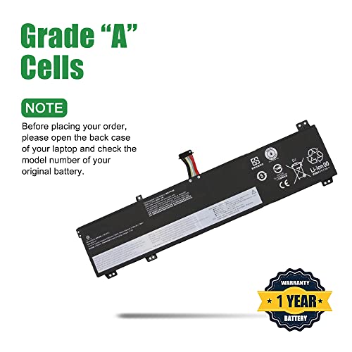 L19C4PC1 Laptop Battery Replacement for Lenovo Legion 5P-15IMH05 5-15IMH05H 5-15ARH05 5-15ARH05H Series 5B10W86194 L19M4PC1 5B10W86192 L19C4PC0 5B10W86196 L19M4PC0 5B10W86195 15.4V 80Wh