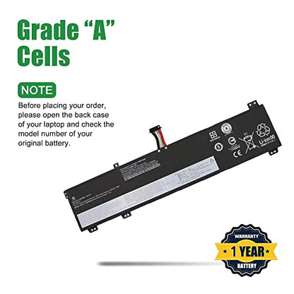 L19C4PC1 Laptop Battery Replacement for Lenovo Legion 5P-15IMH05 5-15IMH05H 5-15ARH05 5-15ARH05H Series 5B10W86194 L19M4PC1 5B10W86192 L19C4PC0 5B10W86196 L19M4PC0 5B10W86195 15.4V 80Wh