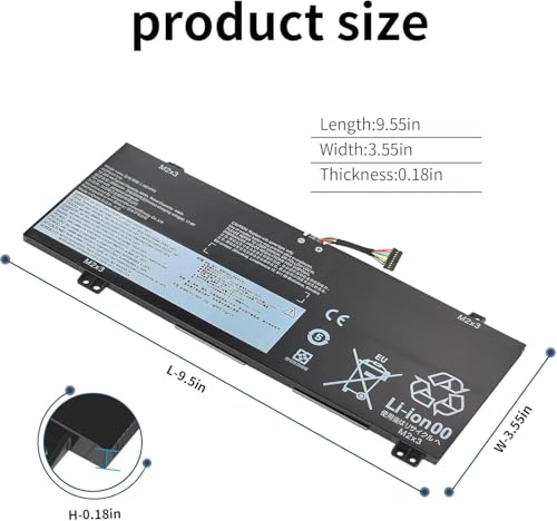 L18C4PF3 Laptop Battery Replacement for Lenovo IdeaPad Flex-14API Flex-14IML Flex-14IWL C340-14API C340-14IWL C340-14IML S540-14API S540-14IML S540-14IWL L18M4PF4 L18M4PF3 L18C4PF4 5B10T09081