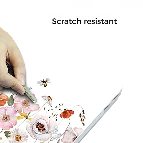 RICHEN Laptop Notebook Skin Sticker Cover Decal, 12 13 13.3 14 15 15.4 15.6 inch Laptop Vinyl Skin Sticker Cover Art Protector Notebook PC (Flowers and Bees) - color: Flowers and Bees