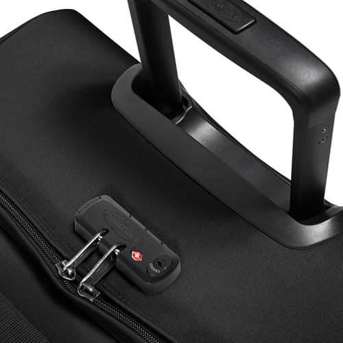 Eastpak Tranverz M – 78L Large Wheeled Luggage with Dual Compartments, TSA Lock, Compression Straps & Smooth-Wheeling System, Black - color: Black, size: 78 Liter Checked Bag