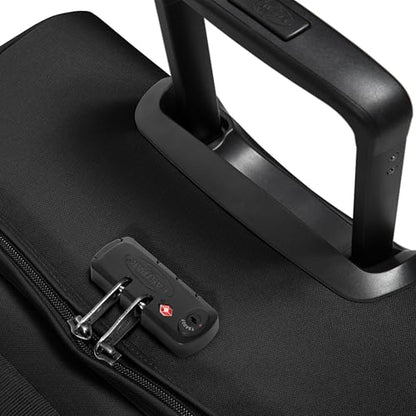 Eastpak Tranverz M – 78L Large Wheeled Luggage with Dual Compartments, TSA Lock, Compression Straps & Smooth-Wheeling System, Black - color: Black, size: 78 Liter Checked Bag