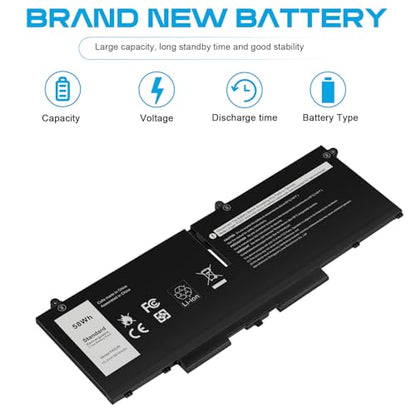 FK0VR Laptop Battery Replacement for Dell Latitude 5330 7330 7430 7530 Latitude 5330 2-in-1/7330 2-in-1/7430 2-in-1 P133G P134G P135G P136G P110F P138G P139G FKOVR 8H6WD 51R71 293F1 01VX5 404T8 - size: FK0VR