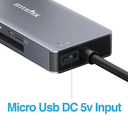 CF Card Reader,USB 3.0 to Compact Flash Memory Card Reader Adapter 5Gbps Read 5 Cards Simultaneously for SDXC, SDHC, SD, Micro SDXC, Micro SD, Micro SDHC, M2, MS, CF and UHS-I Card (Grey) - size: USB-3.0