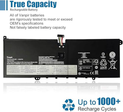 L19M4PH2 L19C4PH2 Laptop Battery Replacement for Lenovo Ideapad Yoga 9-14ITL5 82BG Series 5B10Z33895 SB10Z33898 7.68V 60Wh 7820mAh 4-Cells