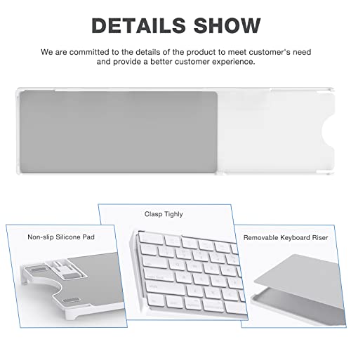 Stand Compatible with Apple Magic Wireless Keyboard and Apple Magic Trackpad (Apple Keyboard & Trackpad are not Included)