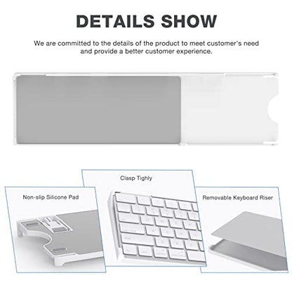 Stand Compatible with Apple Magic Wireless Keyboard and Apple Magic Trackpad (Apple Keyboard & Trackpad are not Included)