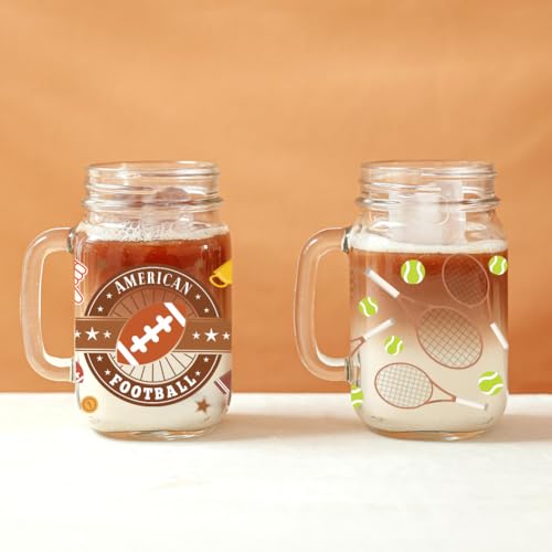 UV DTF Cup Wraps Transfer Stickers Various of Sport Balls Pattern, 10 Sheets Waterproof Custom Vinyl Transfer Sticker 16oz Coffee Glass Cup Tumbler Bottle Mug Decals for Men Women | Waterproof UV DTF Stickers, Custom Vinyl Decals for 16oz Coffee Cups Tumb