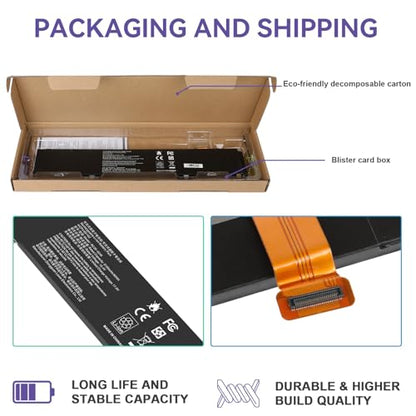 RC30-0248 Battery Replacement for Razer Blade Advanced 15 2018 2019 2020 2021 RTX 2060 2070 2080 RZ09-02385 RZ09-02386 RZ09-02386E92 RZ09-02486 RZ09-02886 RZ09-02887 RZ09-0301 RZ09-03135 4ICP4/55/162 - size: RC30-0248 15.71 4.84 1.18in