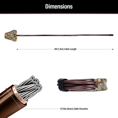 Master Lock Keyed Alike Python Trail Camera Adjustable Camouflage Cable Locks w/20 Keys, 8418KA-10 CAMO 10-Pack - size: 10 Pack