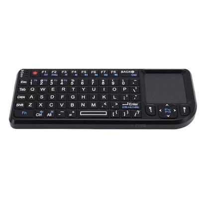 Portable Touchpad Keyboard, Small Thin Touch Keyboard, 2.4GHz Wireless USB Rechargeable Backlit with Integrated Trackpad for PC PS