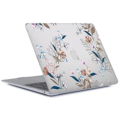 Hard Cover Compatible with MacBook Air 11 inch Case 2015 2014 2013 2012 2011 2010 Realease Model A1465 A1370, Color Printing Matt Plastic Hard Protective Shell Cover Case - White Flower - color: 1001 White flower, size: Air 11" 2010-2015(A1370/A1465)