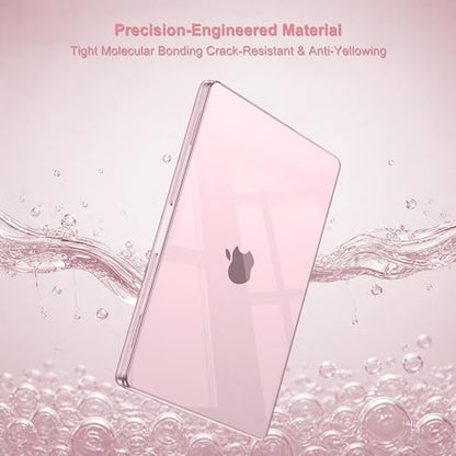 MOSISO Compatible with MacBook Pro 13 inch Case M2 M1, Rose Pink | Plastic Hard Shell Case Cover 2026-2016A2338 A2251 A2289 A2159 A1989 A1708 A1706 with/without Touch Bar - color: Rose Pink