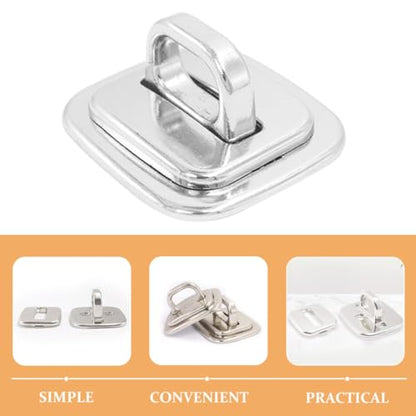 Laptop Security Lock Fixed Base Plate 2pcs, Computer Lock Anchor for Office and School, Compatible with Multiple Models, External Anti-Theft Cable Security Anchor