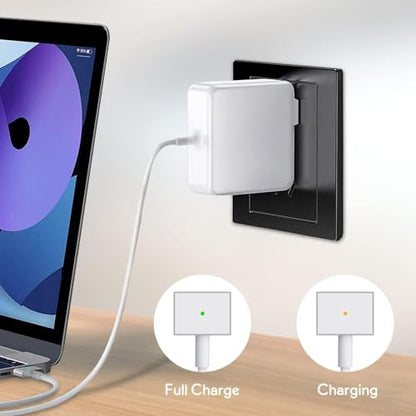 85W Mac Book Pro Charger,Charger Adapter with Fast Charging,Replacement AC 2T-Tip Connector Power Adapter,Laptop Charger Compatible with MacBook pro & Air 13 inch-15 inch Retina After Mid 2012