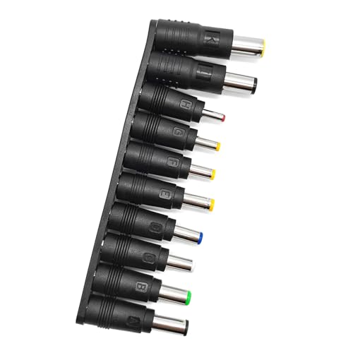 10pcs DC Connector Jack Power Socket Universal DC Barrel Jack Adapter Compatible for Lenovo, Dell, HP, Asus, Acer, Toshiba, Sony Laptop Charger Power Supply Plug (5.5 x 2.1mm)
