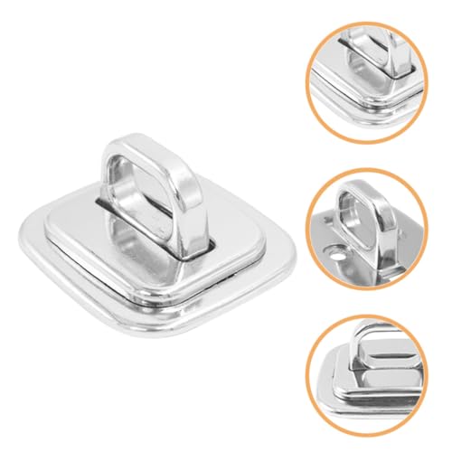NUOBESTY Laptop Base Fixed Security 2pcs Anchors with Lock Zinc Alloy Plate Antitheft Solution Versatile Compatibility and Notebooks, for Library and School Use