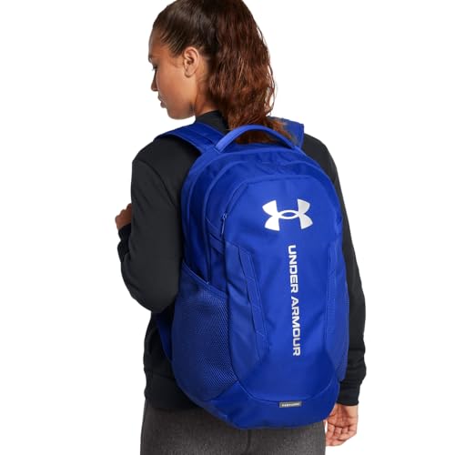 Under Armour Unisex-Adult Hustle 6.0 Backpack, (401) Royal/Royal/Metallic Silver, One Size Fits Most - color: (401) Royal / Royal / Metallic Silver, size: One Size
