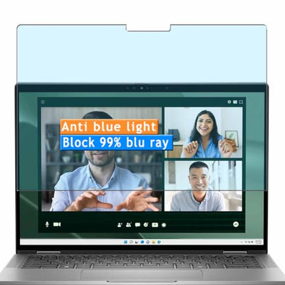 Vaxson 2-Pack Anti Blue Light Screen Protector, compatible with Dell Latitude 7000 7350 2-in-1 13.3" Laptop TPU Film Guard （ Not Tempered Glass Protectors ）