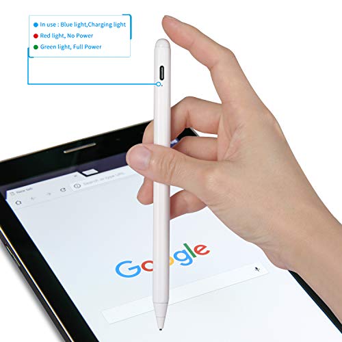 Acer Spin 3 Convertible Laptop Stylus Pen, Active Stylus Digital Capacitive Pen for Acer Spin 3 Convertible Laptop High Precision with Ultra Fine Tip,Touch-Control and Rechargeable,White Drawing Pen