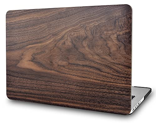 KECC Ultra Thin Case for MacBook Air 13 inch 2017-2010 Release (Old Version), Lightweight Plastic Hard Shell for MacBook Air 13.3”, Walnut Wood - color: Walnut Wood, size: Air 13" 2010-2017 (No Touch ID)