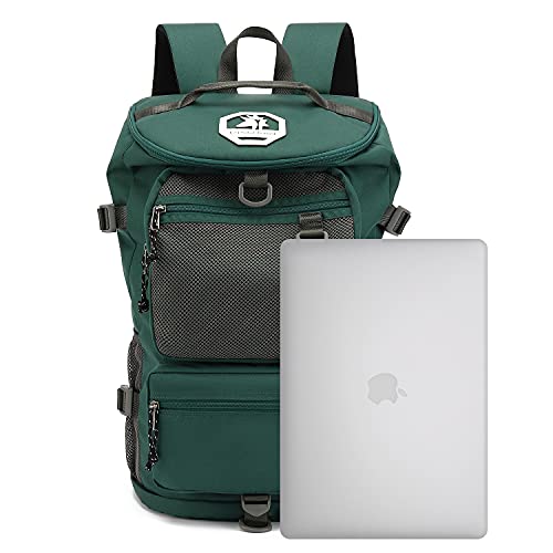 Kalesi Gym Duffle Bag Backpack 4-Way Waterproof with Shoes Compartment for travel Sport Hiking laptop - color: Green