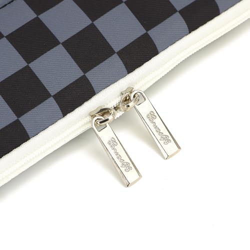 Canvaslife 13.3-Inch Laptop Case, Shockproof, Waterproof and Protective Travel Sleeve for MacBook Air, MacBook Pro, HP, Lenovo, Dell Inspiron 13-13.3-Inch Notebooks (Black Checker) - color: New Black Checker, size: 13 inch/13.3 inch