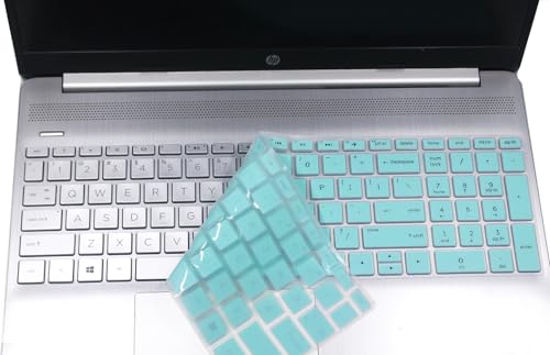 Keyboard Skin Compatible for 15.6" HP 15-dy 15-dw 15-db 15-bs/bw 15-ef 15t 15z 15-dy2024nr dy2021nr 15-dy2703dx dy4013dx 15-dw3033dx dw3013dx 15-db0011dx 15-ef1023dx / HP 17t 17-bs/ca/by Series (Mint - color: Mint
