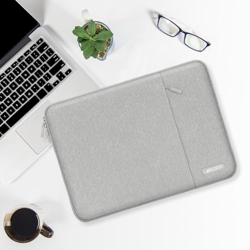 MOSISO Laptop Case 13 inch, Laptop Sleeve Bag with Pocket | Compatible with MacBook Neo A3404 2026/Air/Pro 13 M5/M4/M3/M2/M1 2026-2016, Polyester Vertical Computer Bag, Gray - color: Gray, size: 13 inch
