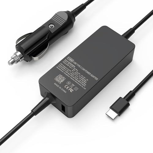 OSISZI 100W USB‑C Laptop Car Charger fit for Dell,MacBook,LG gram,Lenovo | Compatible with Dell XPS/Precision/Latitude/Pro 16 14 13 Plus,MacBook Pro 14/16 M4,LG gram,Lenovo Yoga/Thinkpad