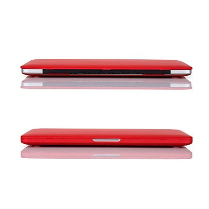 RUBAN Case Compatible with MacBook Pro 13 inch 2015 2014 2013 2012 (A1502 & A1425 Models), Plastic Hard Shell Case & Keyboard Cover for Old Version MacBook Pro Retina 13 Inch, Red - color: Red