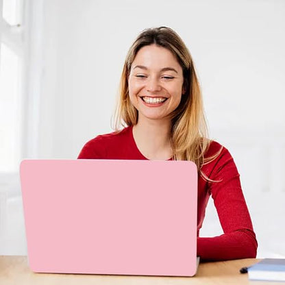 CREATCABIN Pink Laptop Skin Decal Universal Reusable Vinyl Laptop Cover Sticker Waterproof Pc Art Personalized Protector Scratchproof Laptop Skin for 12.1 13 13.3 .6 14 15 15.3 16 Inch Laptops - style: Pink