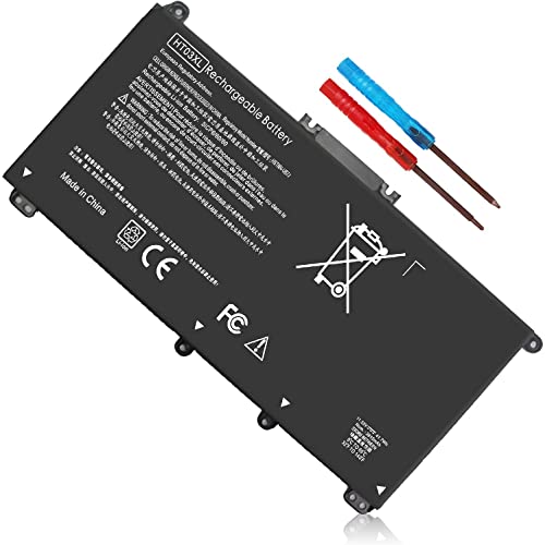 HT03XL Battery for HP Laptop Battery L11119-855 HP Battery for HP 17-by 17-CA 15-DA 15-DB 15-DW 15-CS 15-DY 14-CE 14-CF 14-DF 14-DH 14-DQ 15-CS0053CL 15-DW0033NR 15-DA0014DX 17-BY0061ST HT03041XL - size: 7.35 x 3.5 x 0.25 inches HTO3XL BATTERY