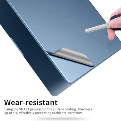 4 in 1 Ultra Thin 3M Vinyl Full Size Laptop Skin Palm Rest Sticker for 2026 New Released MacBook Pro Neo 13 Inch A3404 (Indigo Blue) - color: Indigo Blue
