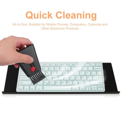 2pcs Laptop Cleaning Kit with Lightweight Nylon Brushes for Electronics, Portable Screen Brush for Computers and Electronic Devices, for Travel and Office Use