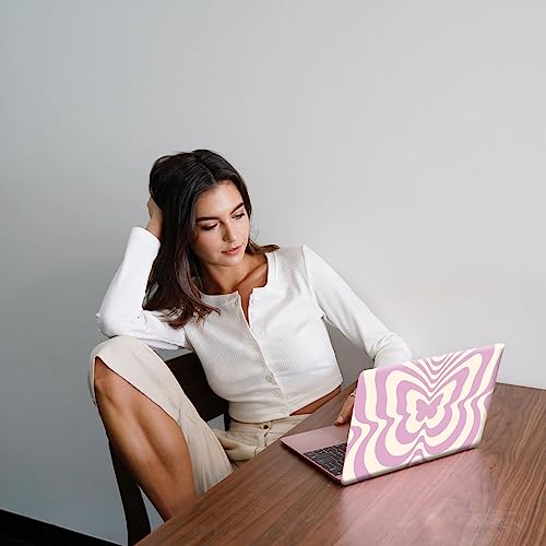 Funut Compatible with MacBook Air 13 Inch Case 2021 2020-2018 Release M1 A2337 A2179 A1932 Touch ID, MacBook Air 2020 Case Marble Laptop Hard Shell Case & Keyboard Cover Mac Air 13 Inch, Butterfly - color: Butterfly, size: (A1932/A2179/A2337 M1) Mac 2018-