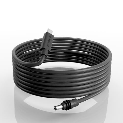Starlink Mini Cable 16.4FT, 18AWG 140W Starlink USB C to DC Power Cable with Smart Protocol Chip, Waterproof Design,Mini Accessories Compatible with 100W+ PD Source, 28V PPS 20V PD Protocols - size: 16.4FT