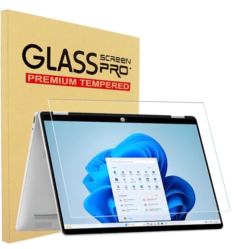 YINOVEEN Tempered Glass Screen Protector for HP OmniBook X Flip 14 Inch | 14-fk0000 14-fm0000 Series, 2026 2025 Models, 2-in-1 Touchscreen Laptop, 9H Hardness, Anti-Scratch